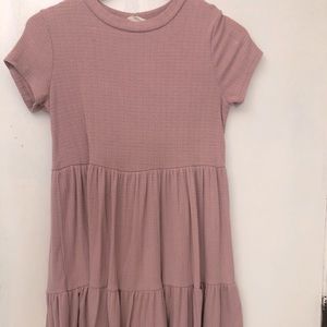 Mauve Cotton Dress
